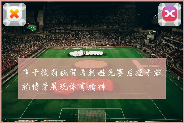 华子提前祝贺马刺避免赛后握手尴尬情景展现体育精神